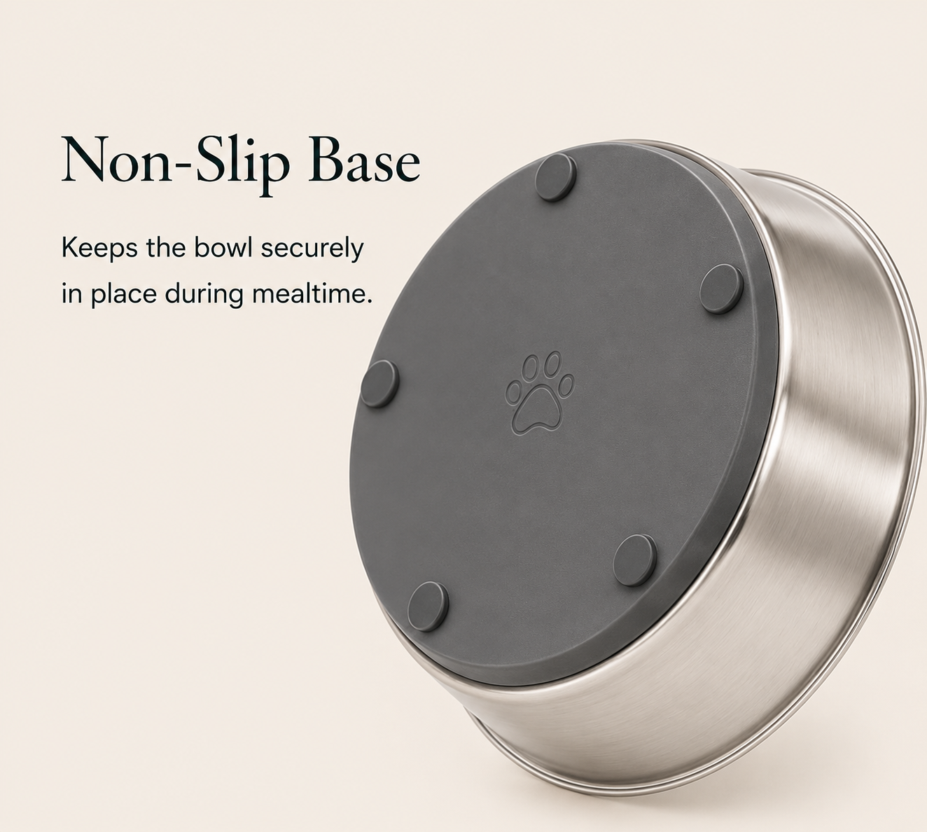 Premium Stainless Steel Slow Feeder Dog Bowl