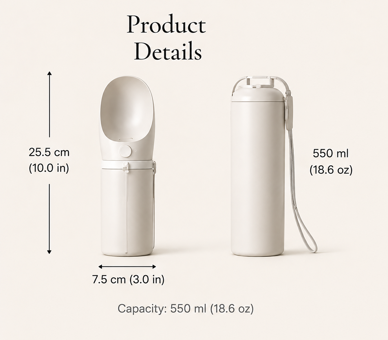 Premium Portable Dog Water Bottle